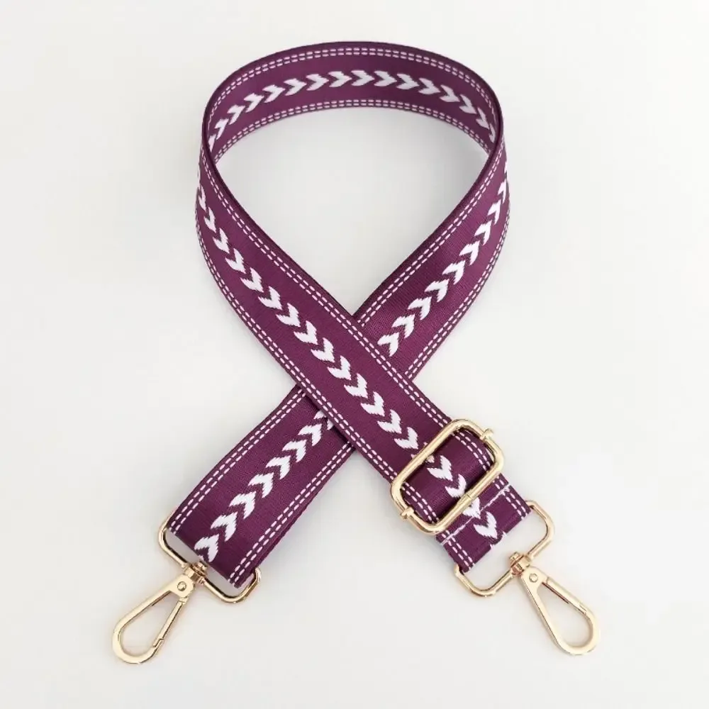 ceinture de sac à main de remplacement large pour femmes, sangle de sac colorée en nylon, sangle de sac à bandoulière