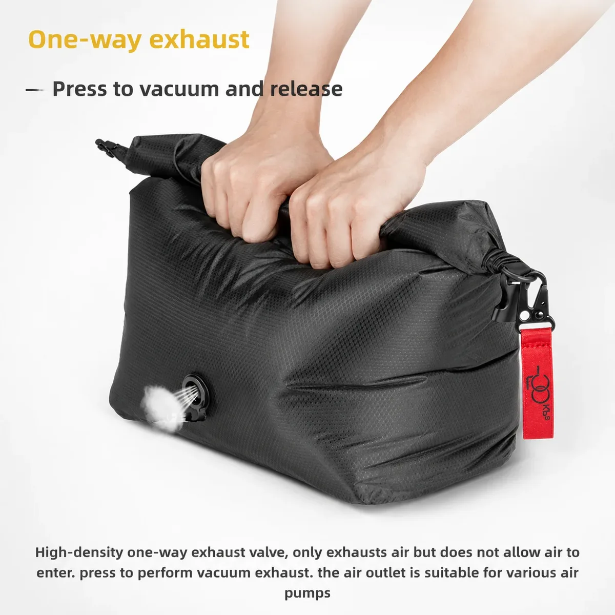 sac de rangement à compression sous vide, portable, grande capacité, étanche, sac à bagages, sac à vêtements, anti-poussière, voyage d'affaires
