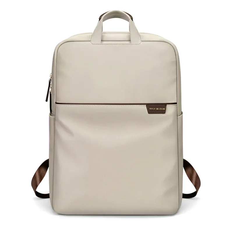 sac à dos d'affaires de golf pour femmes, sac à dos mince pour ordinateur portable de 15 à 6 pouces et 13 pouces, sac de voyage simple, sac d'école en nylon étanche