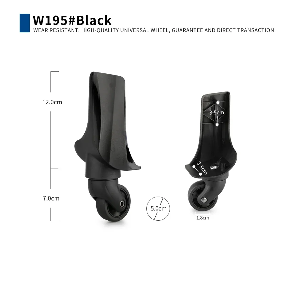 accessoires de réparation pour valises : roues universelles de remplacement pour trolley, roulettes silencieuses et résistantes à l'usure