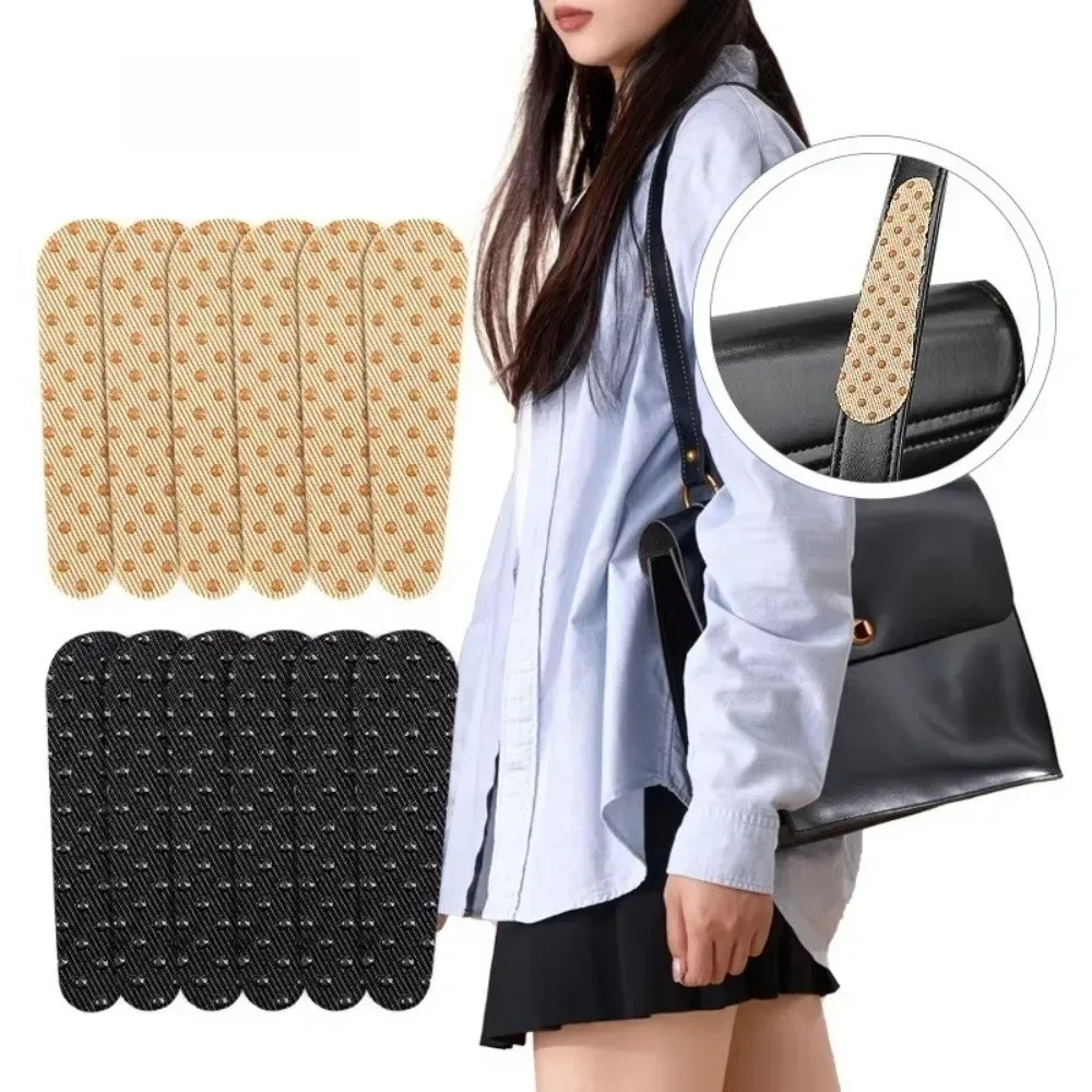 6 Pièces Patchs Antidérapants en Silicone à Pois pour Sacs à Bandoulière, Bandes Antidérapantes Réutilisables, Remplacement de Sangles de Sac, Sacs à Bandoulière