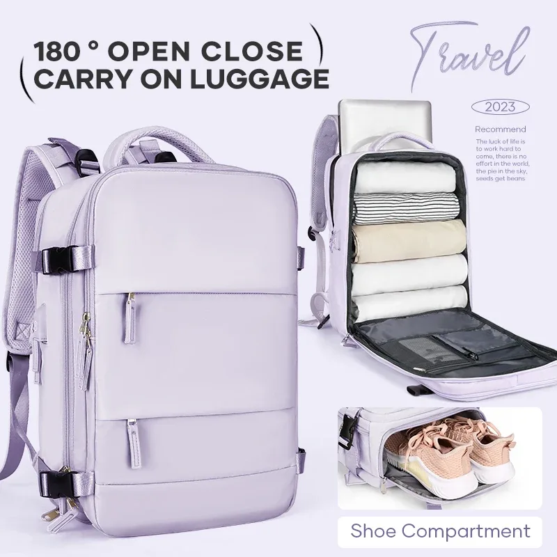 Sac à dos de voyage pour femmes, sac à dos à main, sac à dos pour ordinateur portable TSA approuvé au vol, sac d'infirmière universitaire, sac à dos décontracté pour week-end