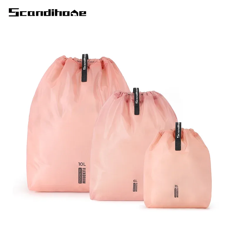 sac de rangement étanche de grande capacité pour vêtements, pochette de rangement de voyage avec plusieurs poches pour la randonnée en plein air et le camping