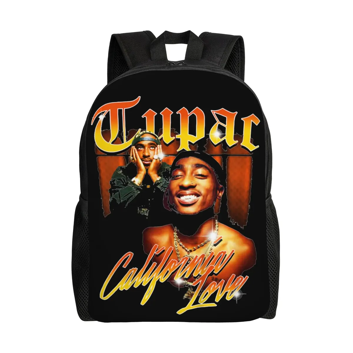 sac à dos populaire du rappeur 2pac pour hommes et femmes, sac à dos cool pour le lycée, la randonnée, les voyages, sac à dos en toile tupac pour l'université, cadeau