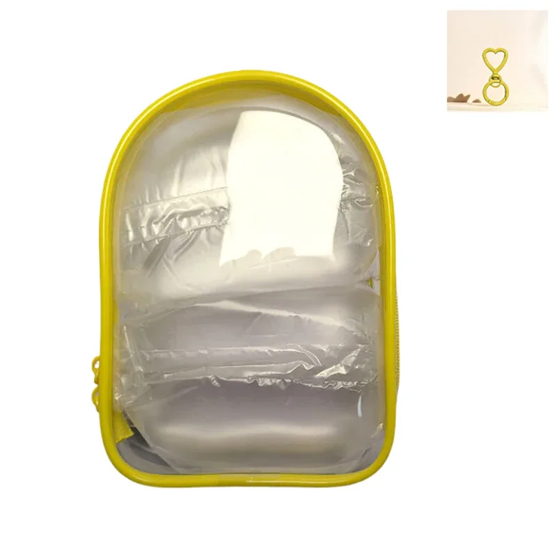 housse de protection transparente anti-poussière pour vêtements de bébé, présentoir de rangement pour sac de marche de 15cm