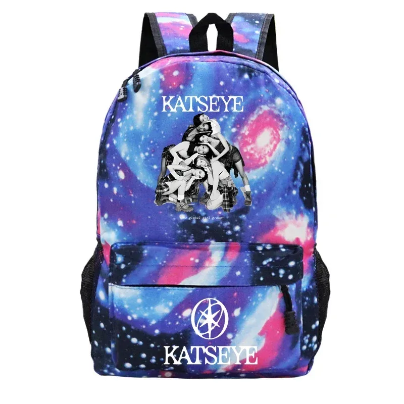 sacs d'école imprimés katseye, sac à dos léger pour enfants, cartable pour élèves du primaire, filles et garçons, sacs de voyage en plein air, mochila, cadeau