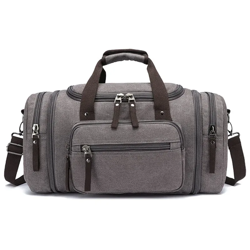 sac à bagages transfrontalier de grande capacité de style coréen, sac de voyage décontracté à la mode, sac de voyage à bandoulière d'extérieur tendance