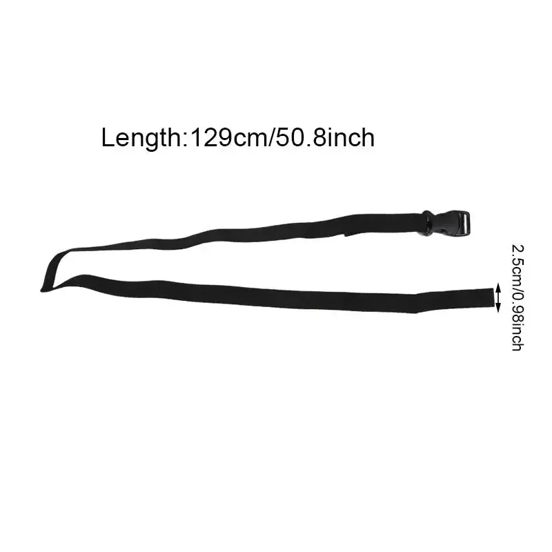 sangles de bagages en nylon, 1/2 pièces, sangle de sac de taille, ceinture de sport de plein air, boucle décontractée, accessoires de camping multifonctionnels