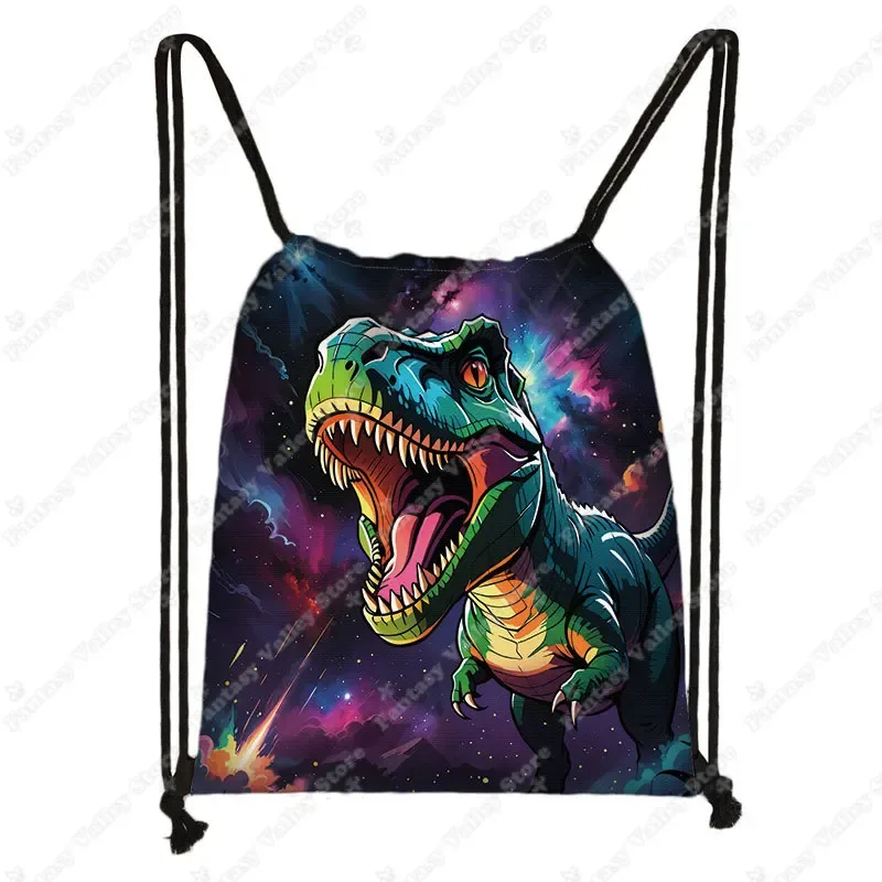 sac à dos de sport imprimé dinosaure pour adolescent, sac de jour, sac à dos, porte-chaussures, proximité, voyage, dessin animé, mignon, cadeau
