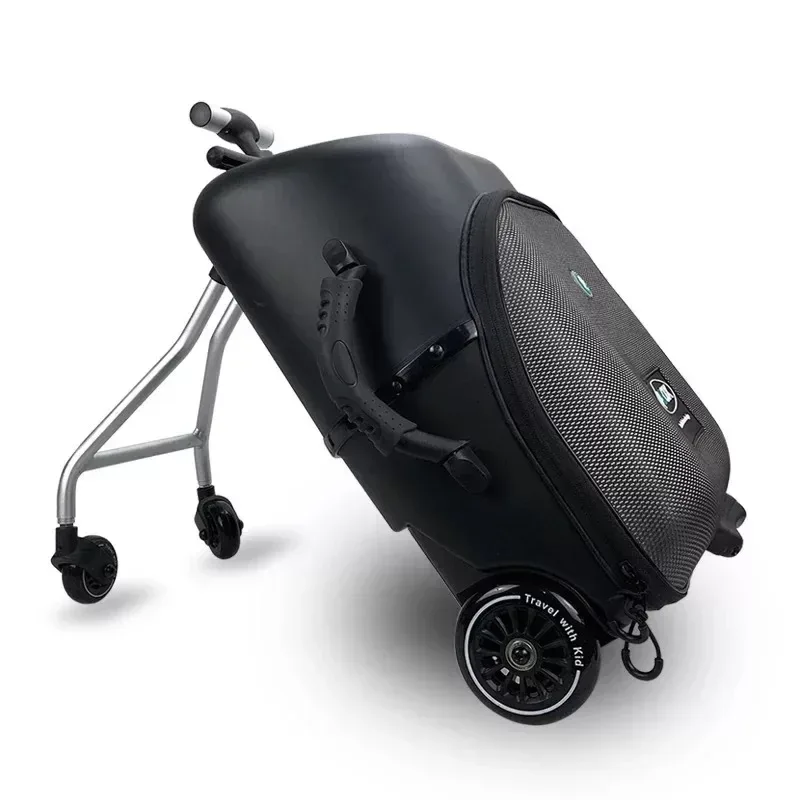 bagages à roulettes paresseux pour enfants, cabine de voiture pour bébé, valise de voyage, chariot à roulettes, assis sur des bagages, cabine, boîte d'économie de main-d 'œuvre