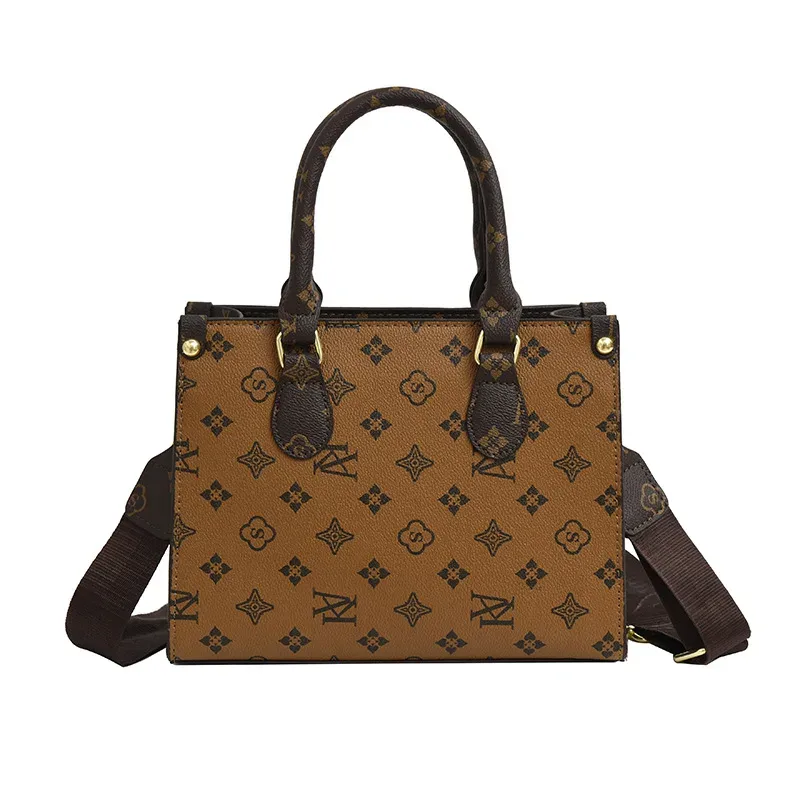 sac à main élégant pour femmes, sac à bandoulière imprimé rétro de luxe de styliste en cuir, sac à main messager pour voyage