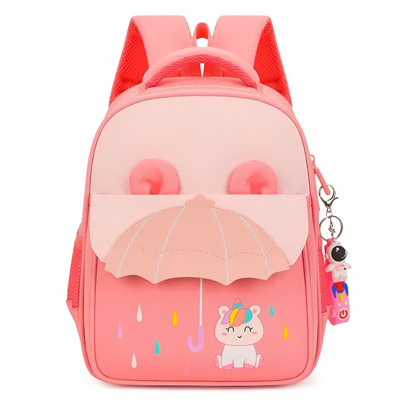 sac à dos parapluie mignon pour garçons et filles de maternelle, personnalisable avec nom, petit cartable pour enfants, nouveau sac à goûter de dessin animé pour la journée des enfants