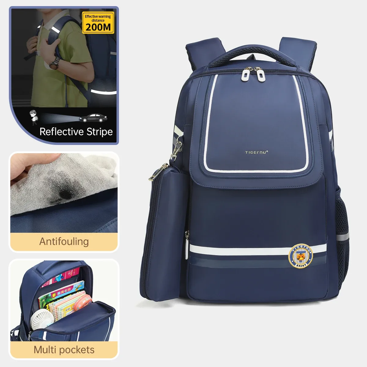 tigernu école sac à dos sacs pour filles enfants école sac à dos garçon dessin animé sacs à dos pour étudiants cartable enfants sacs pour femmes