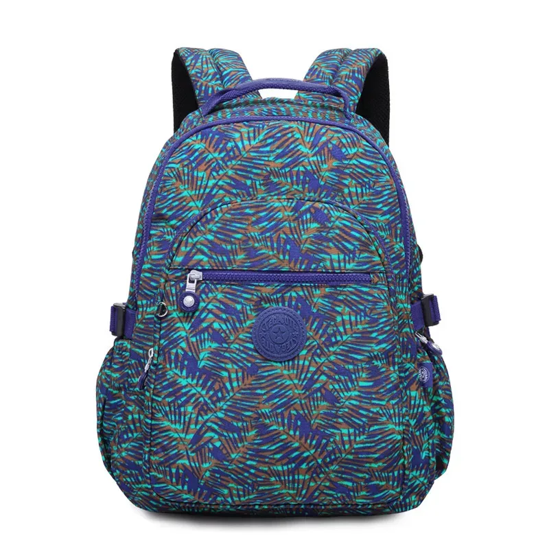 Nesitu haute qualité léger étanche A4 ordinateur portable garçon fille hommes femmes sac à dos cartable sac de voyage bleu noir gris M0983