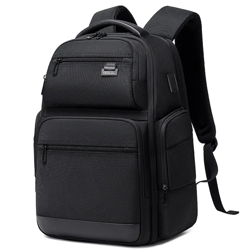 Fenruien hommes 43L sac à dos étanche sacs à dos pour ordinateur portable USB charge sac à dos multifonctionnel grande capacité sac de voyage