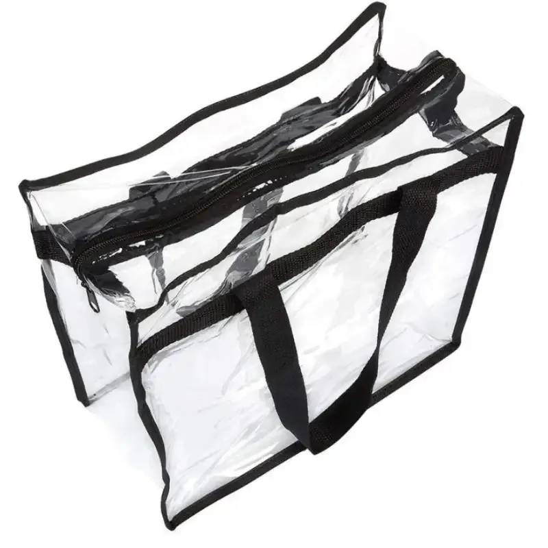 sac fourre-tout transparent imperméable pour femme, nouvelle mode, sac à main transparent, approuvé pour les stades, pour le sport, les voyages et la plage