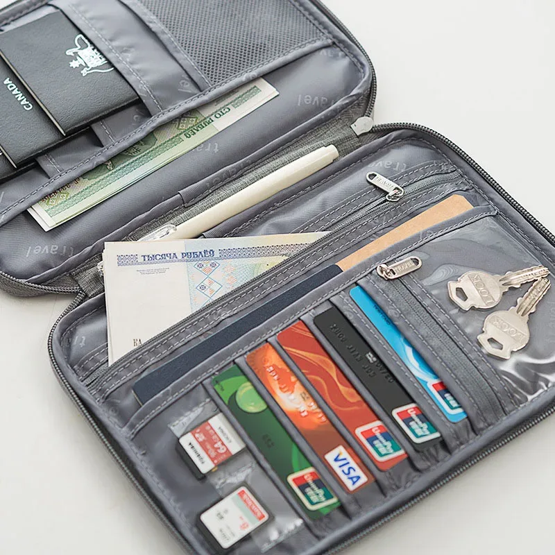 packs de passeport portefeuille porte-passeport familial multi-fonctionnel étui à documents organisateur accessoires de voyage sac à documents porte-carte
