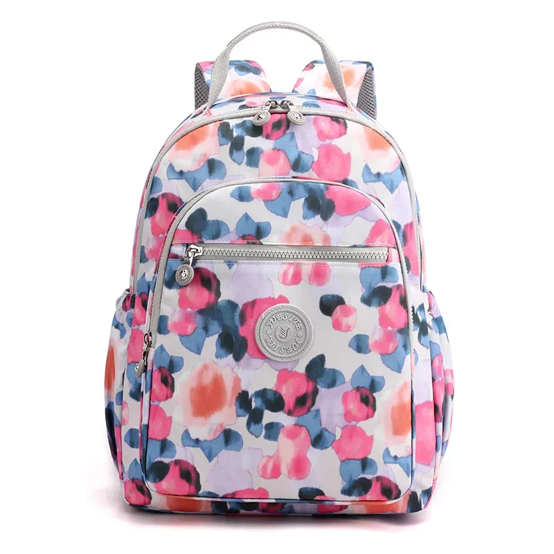 nouvelle mode adolescente filles sac à dos impression florale loisirs sac à dos étudiant bagages femmes loisirs voyage sac à dos
