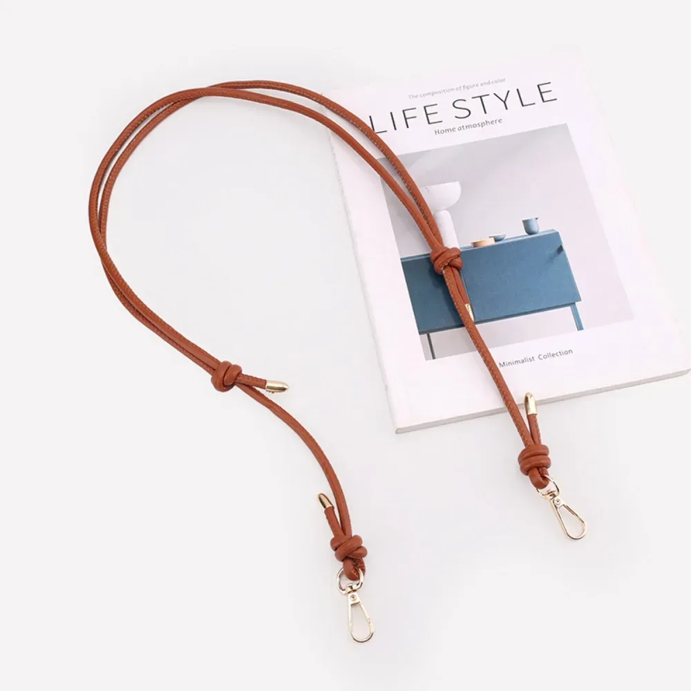 sangle de sac à bandoulière en cuir pu, longueur réglable, couleur unie, sangle de remplacement légère pour sac à main