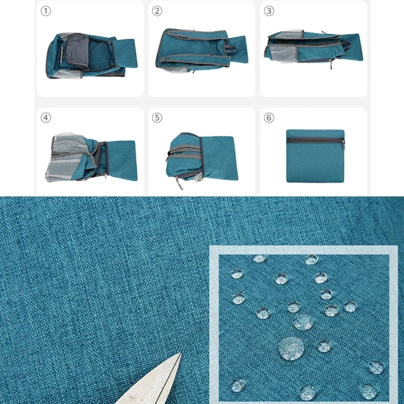 sac à dos de montagne pliable, imperméable, léger, simple, idéal pour le sport, la gym, le quotidien, unisexe, tendance, en polyester