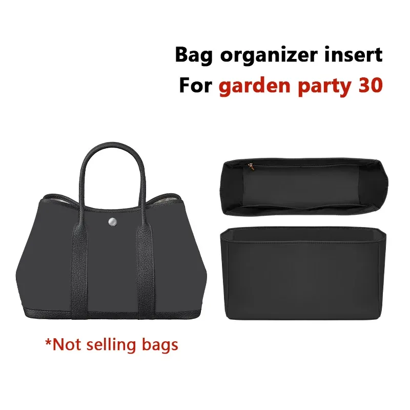 insert de sac en nylon pour fête de jardin, organisateur de sacs 23 30 36, support de forme, rangement bien organisé, léger, durable, ajustement parfait