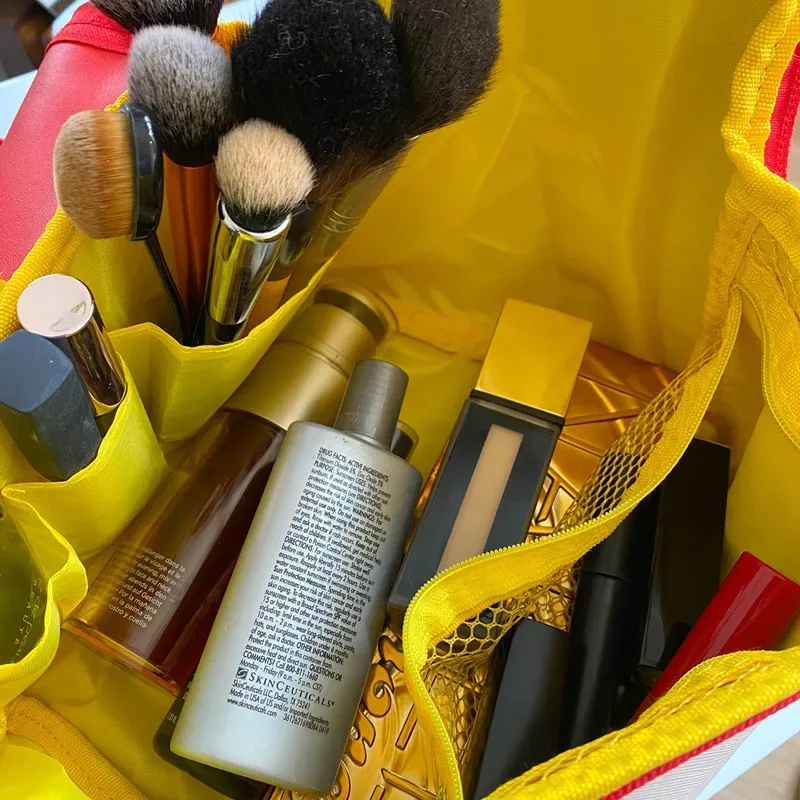 nouvelle trousse de toilette femme grande capacité imperméable style maison snoopy dessin animé tendance