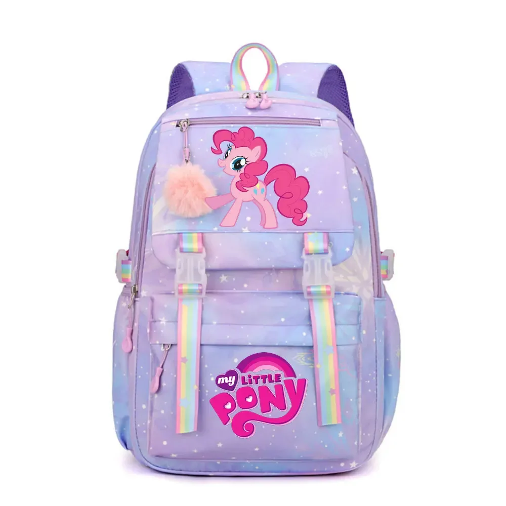 my little pony sac à dos imperméable de grande capacité pour femmes et filles, sac à dos léger pour l'école, sac à dos de voyage décontracté