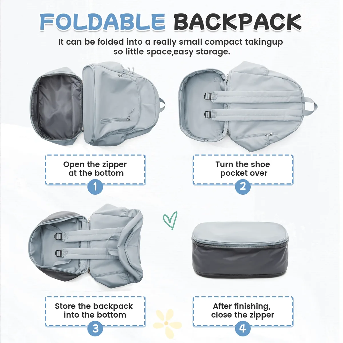sac à dos de sport pour femmes et hommes, sac à dos de sport avec compartiment à chaussures, sac à dos de voyage pliable, sac de sport étanche pour la natation, le yoga