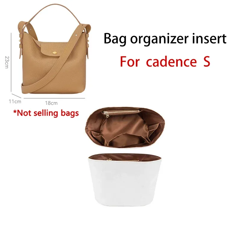 organisateur de sac pour le cadence longchamp – insert imperméable et durable pour sac à main, support de rangement, accessoires de modification intérieure