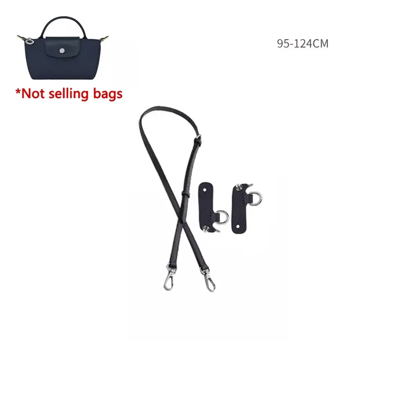 sangle d'épaule en cuir véritable adaptée au sac longchamp mini le pliage, accessoires de sangle de sac bandoulière sans perforation