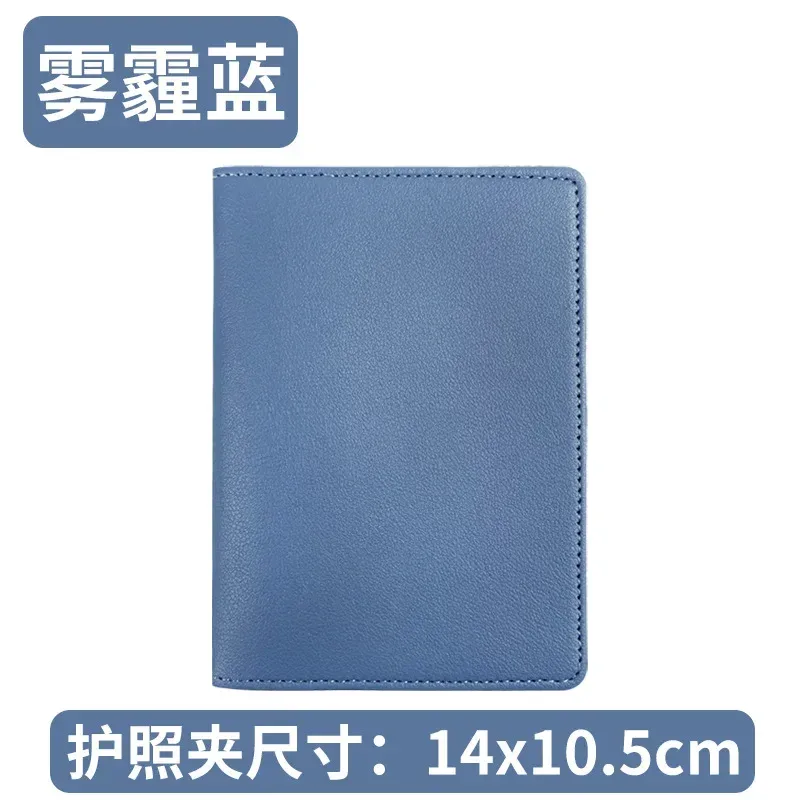 étui porte-passeport en cuir pu, accessoires de voyage, étiquettes de bagages, porte-billet d'affaires, couverture de passeport pour femmes et filles