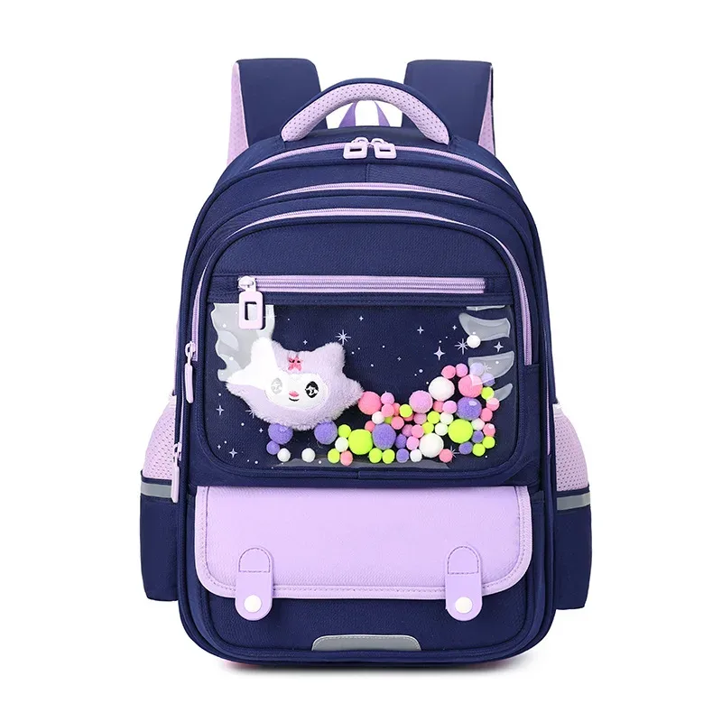 sac à dos scolaire imperméable pour garçons et filles, sacs d'école en nylon, sac à dos de voyage décontracté pour adolescents, sac à livres, cartable pour enfants à motif de dessin animé