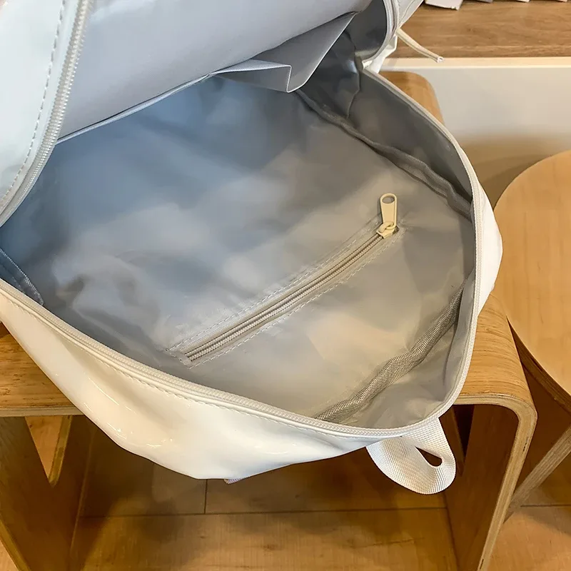 sacs d'école pour étudiants japonais de grande taille, sac à dos ita en cuir pu avec porte-monnaie transparent, offre spéciale