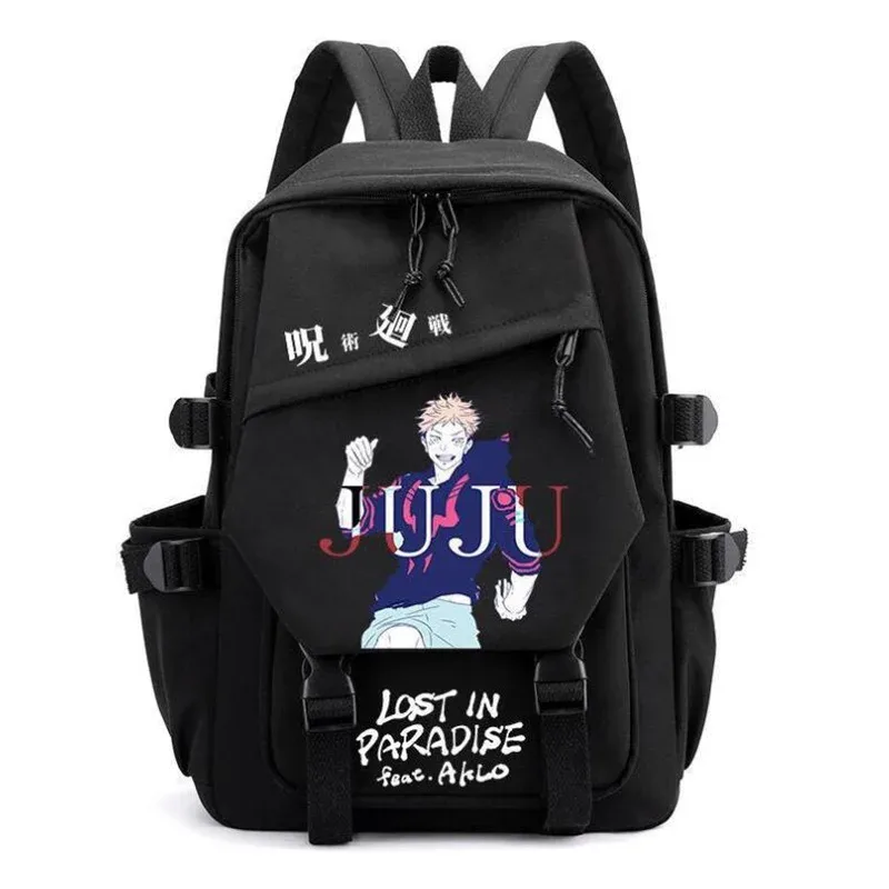 sac à dos anime jujutsu kaimmense pour hommes et femmes, cartable pour adolescents, sacs pour ordinateur portable gojo satoru, cartable d'extérieur à la mode