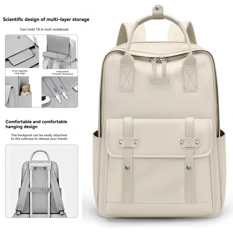 sac à dos tendance de marque polo, design féminin de niche, sac à dos à la mode, sacoche pour ordinateur pour étudiants universitaires, sac pour collégiens