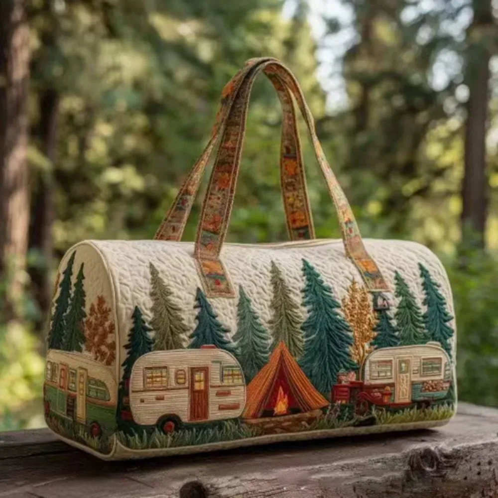 sac de voyage matelassé portable 18x9x9cm, matelassage 3d, grande capacité, sac de sport, sac à main de voyage