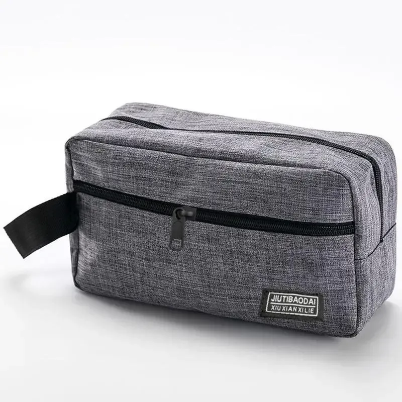 trousse de toilette pour homme, organiseur de maquillage de voyage, pochette de rangement grande capacité, design durable et tendance, idéale pour un usage quotidien