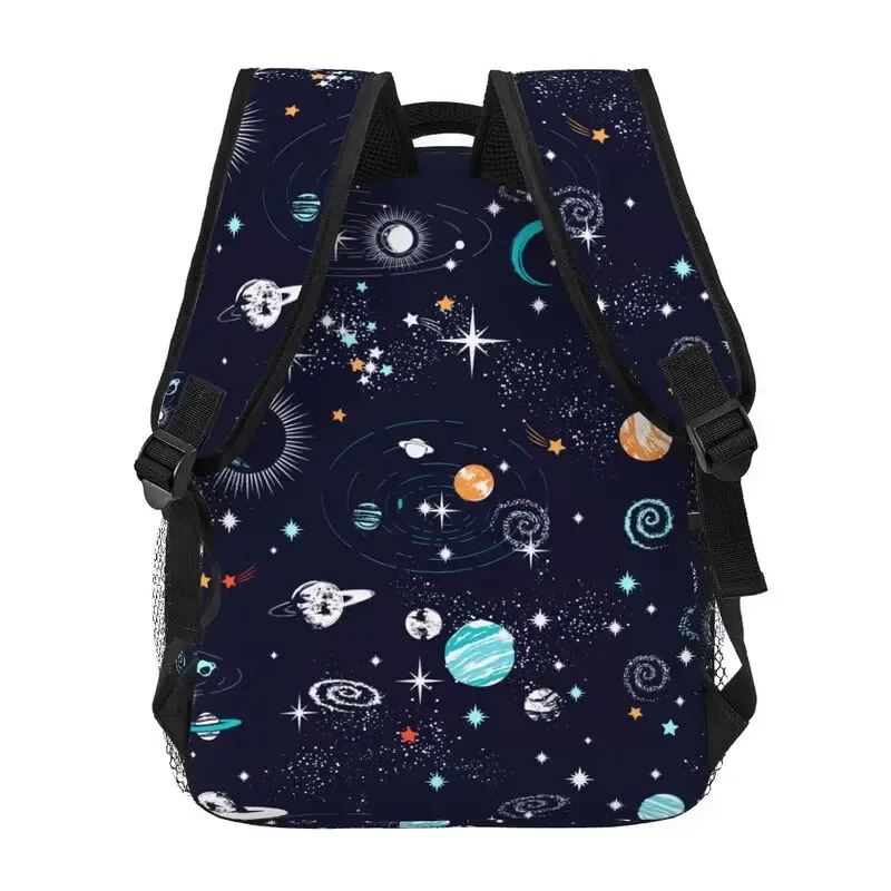 sacs d'école à motif planète spatiale pour tout-petits, pour garçons et filles, jolis sacs à dos de voyage unisexe, sac à dos souple pour ordinateur portable