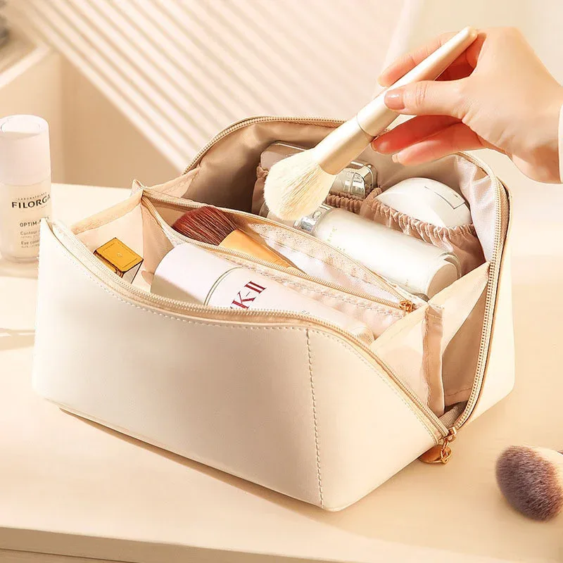 trousse de maquillage personnalisée, trousse à cosmétiques personnalisée pour son cadeau unique de saint-valentin, cadeaux de demoiselle d'honneur, cadeau d'anniversaire, trousse de maquillage de voyage