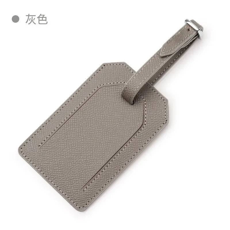 étiquette de bagage de voyage en cuir véritable pour hommes, lettres personnalisées, étiquette imbibée d'avion, étiquettes de valise, étiquette de chambre d'hôtel, mode, livraison directe