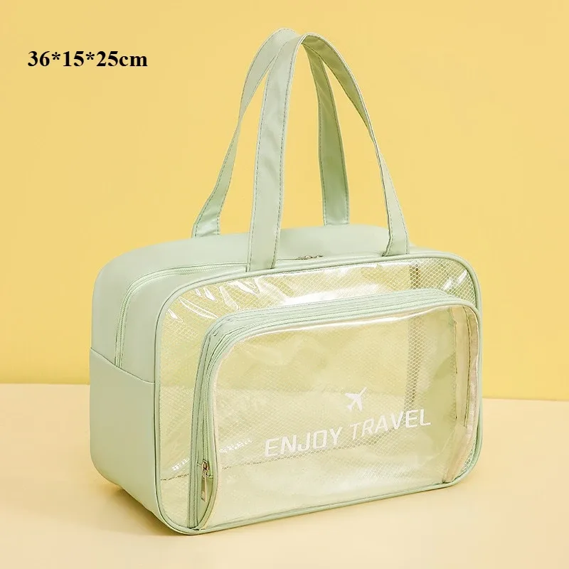 sac de lavage fitness à séparation humide et sèche, sac de rangement de voyage polyvalent, sac à cosmétiques portable en pu imperméable, 1 pièce, nouveau