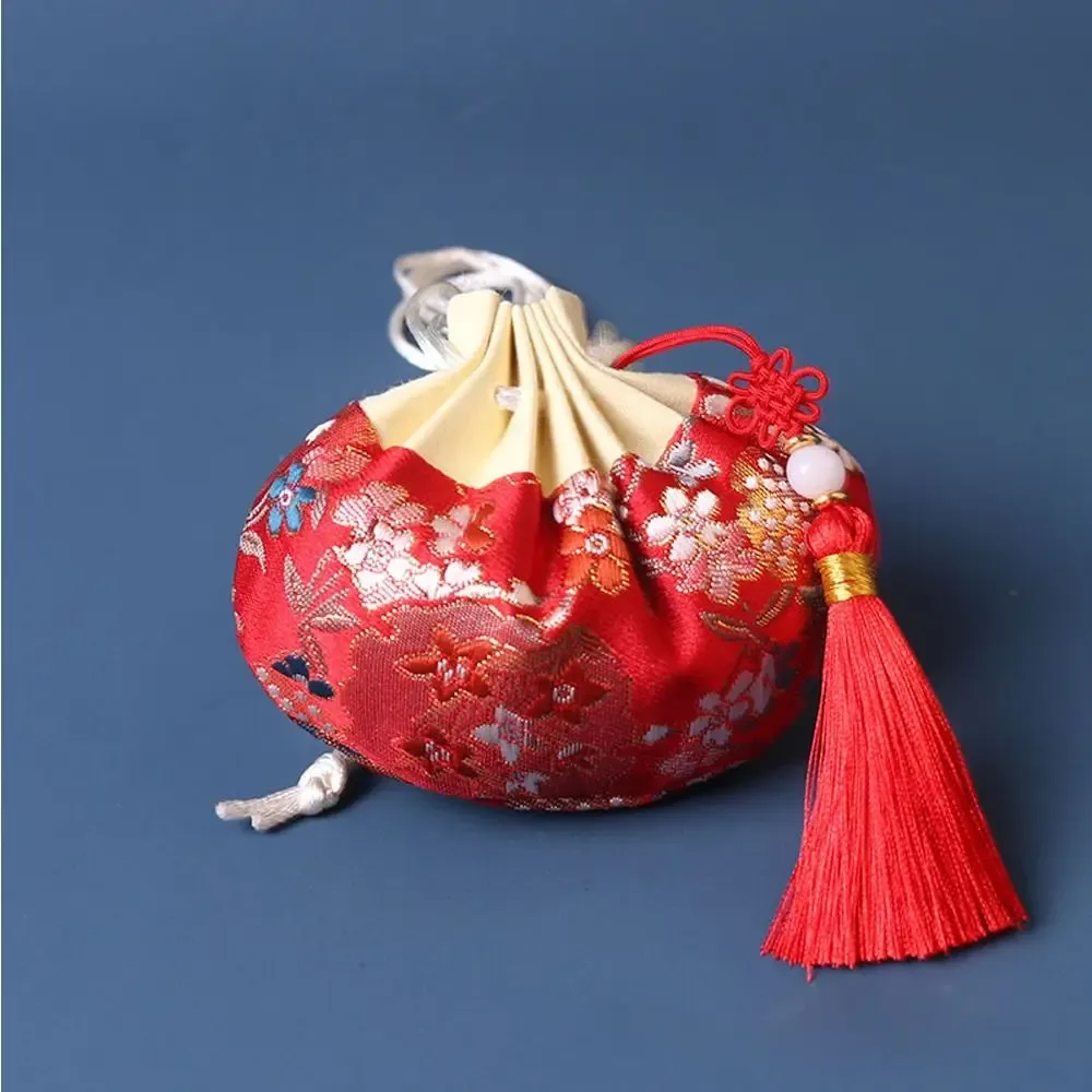 poudres de style chinois pour femmes, sac à main vauxhall africet, sac de rangement de bijoux à pampilles, gril de broderie multicolore, proximité, wstring