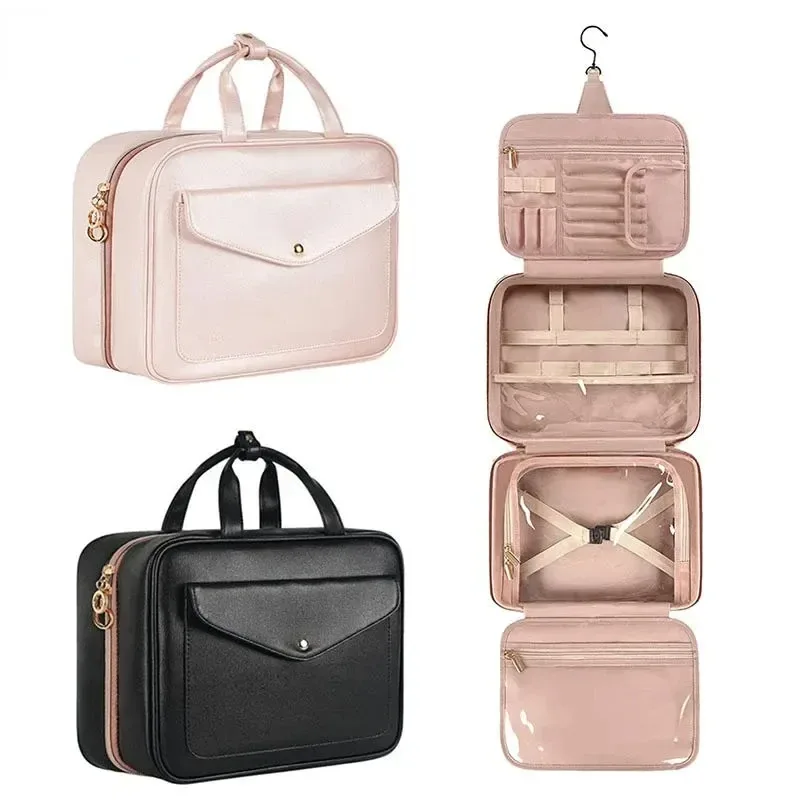 organisateur de voyage, trousse de toilette suspendue pour hommes, salle de bain, grande boîte de rangement portable, étanche, trousse de maquillage cosmétique pour femmes