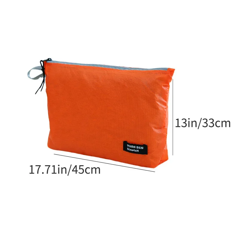 sac de rangement de voyage imperméable, sac de toilette portable de grande capacité pour les voyages d'affaires, sac organisateur de documents divers
