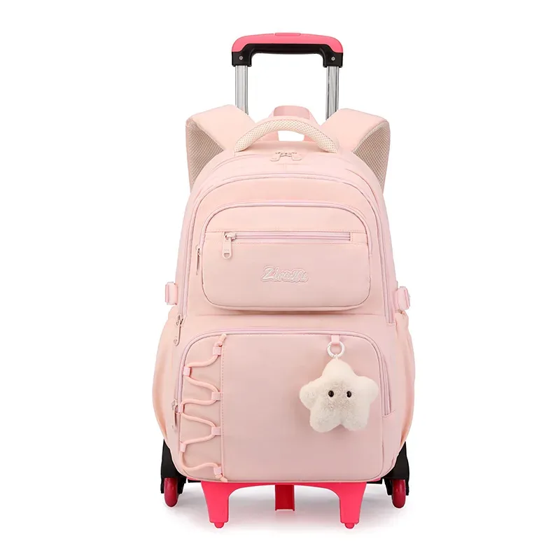 sac à dos scolaire pour enfants, sac à roulettes pour filles, sac à dos pour étudiants, sac à livres pour enfants, sac à dos à roulettes, sac à dos à roulettes