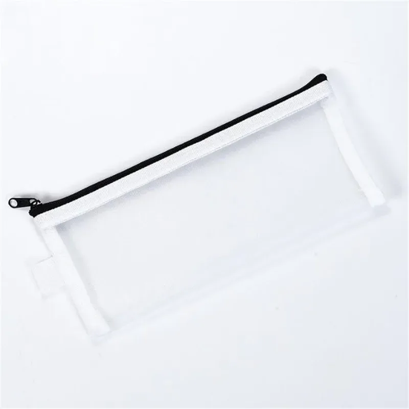 sacs de toilette décontractés à fermeture éclair, trousse de maquillage noire en maille transparente, pochette de rangement pour organisateur, sac à cosmétiques de voyage pour femmes
