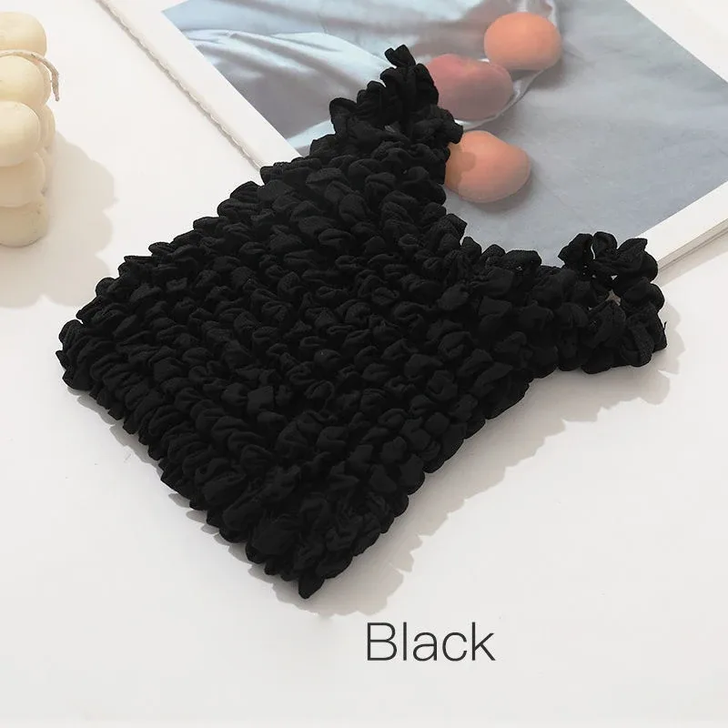 nouvelle expansion pli plissé flexible extensible mini sac à provisions grande capacité bulle élastique portable sac à main fourre-tout sac de rangement