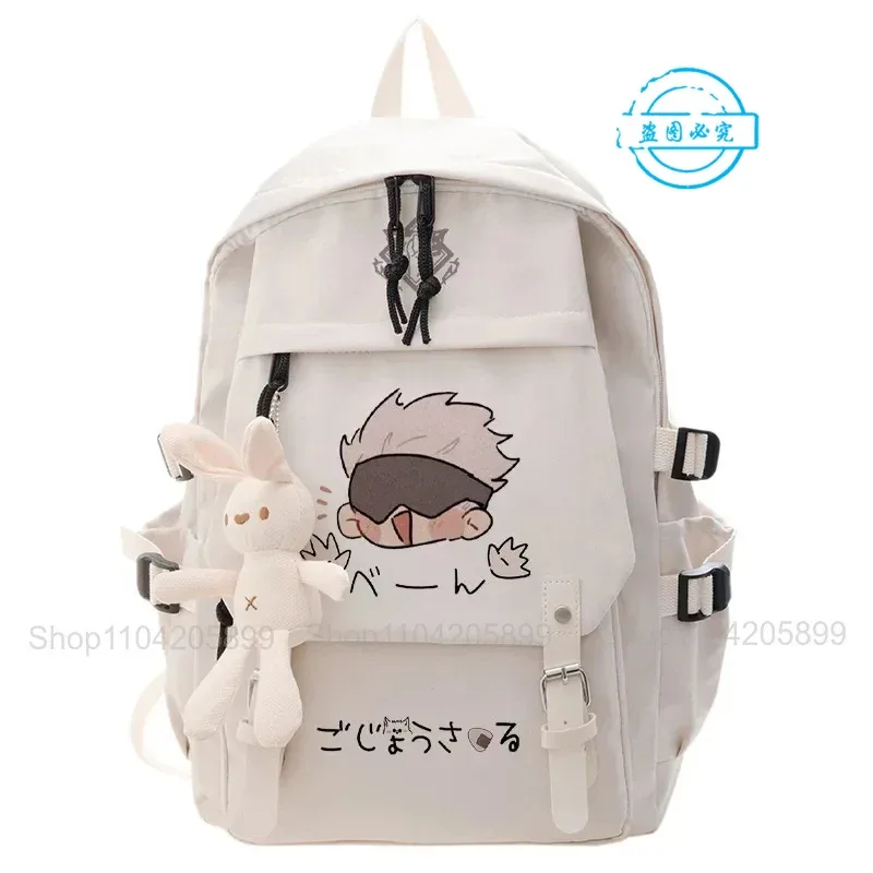 sac à dos jujutsu kaisen, sac d'école pour étudiants, cosplay, mochila, cadeaux pour garçons et filles, sac à dos de dessin animé, sac à dos pour ordinateur portable, sac à dos de voyage