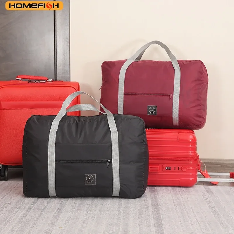sac de voyage pliable homefish pour femmes, sac à main léger, grande capacité, sac de sport décontracté, idéal pour les courts séjours
