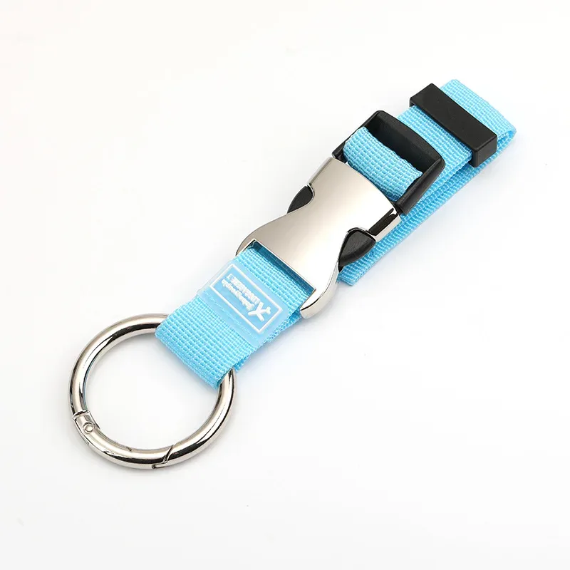 sangle de fixation multifonctionnelle pour bagages de voyage, sangle externe pour sac à dos, sangle portable en métal, ceinture de bagage réglable en nylon durable